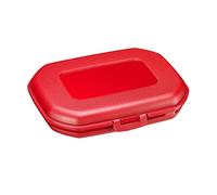 Westmark Fiambrera, con cierre de clic, altura: aprox. 3,7 cm, plástico, Mini, rojo/verde - colores surtidos, 23512270