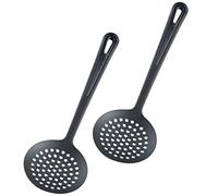 Westmark Gentle Plus 285022E5 - Cuchara espumadera (2 unidades, resistente al calor hasta 270 °C/518 °F, longitud: 32,2 cm), color negro