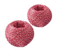Westmark Hilo de cocina/Hilo para salchichas, 2 piezas, Hilo especial, Poliéster, Longitud: 60 m, Rojo/blanco, 15192260