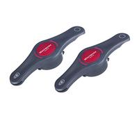Westmark Juego de 2 abridores combinados y multi apertura para tarros de conserva, longitud de 14,7 cm, hélice 4 en 1, color antracita/rojo, 105122E3