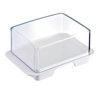 Westmark Mantequera para nevera, Plástico, Exclusiv, Blanco/transparente, 20862270