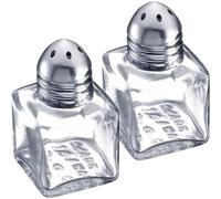 Westmark Mini Universal 2 piezas, capacidad: 15 ml cada una, vidrio/acero inoxidable, transparente/plateado, 63072270
