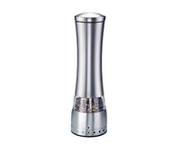 Westmark Molino de sal y pimienta, Con molinillo de cerámica, Altura: 21,5 cm, Acero inoxidable, Traditionell, Plata, 63562260
