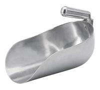 Westmark Pala para pienso/sacos/pesaje/llenado, con mango interior, capacidad: 2600 ml (aprox. 2000 g de harina), aluminio, cargador, plateada, 90312291