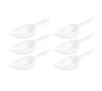 Westmark Palas para hornear, pesar, llenar, 6 unidades, capacidad de llenado: 450 ml cada una, plástico, halvar, blanco, 909522E2