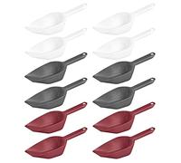 Westmark Palas para hornear, pesar, rellenar, 12 unidades, 3 colores, capacidad de llenado: 55 ml, plástico, color blanco/rojo/antracita, 908922E6