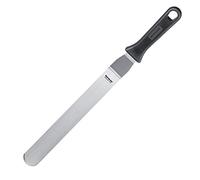 Westmark Paleta angular profesional de respostería, Angulada, Flexible, Tamaño de la hoja: 3,5 x 25,5 cm, Longitud: 43 cm, Acero inoxidable/plástico, Master Line, Negro/plateado, 31282270