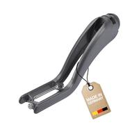 Westmark Peel-Star 6050226Z - Pelador de verduras y doble pelador de espárragos, cuchillas de acero inoxidable, con revestimiento apto para alimentos, color gris