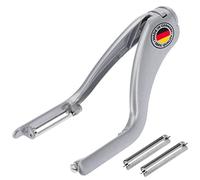 Westmark pelador doble/pelador de espárragos, incl. 2 cuchillas de repuesto de acero inoxidable, Peel-Star Alu, Aluminio de calidad, 605022E6
