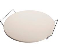 Westmark Piedra para pizza, Redonda, Ø 33 cm, Con soporte, Cerámica, Beige/plata, 32402260