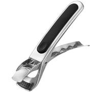 Westmark Pinzas para Horno con Mango de Goma, 17,5 cm, Acero y Silicona, Color Plateado y Negro, 10792270