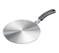 Westmark Placa adaptadora de inducción - Placa adaptadora de inducción para hacer utensilios de cocina convencionales aptos para inducción, placa con mango - acero inoxidable, diámetro 28 cm