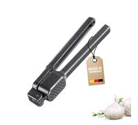 Westmark Prensa de ajos Biopress Black Edition, Prensa de ajos ergonómica apta para lavavajillas, Sensación de agarre extra, Antracita