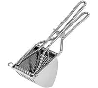 Westmark Prensa para patatas Triangel, acero inoxidable, agujeros redondos, 30 cm, plateado