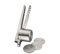 Westmark Prensa para Spätzle y patatas, Con 4 discos perforados intercambiables, Acero inoxidable, Quadro, Plateado, 61172260