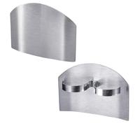 Westmark Protecciones dactilares - utensilio de cocina para cortar frutas y verduras con seguridad, protector de dedos de - acero inoxidable, 2 piezas