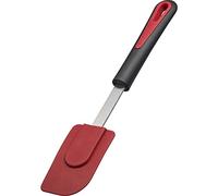 Westmark Rascador de cocina y masa, con cabezal de silicona, resistente al calor hasta 200 °C/392 °F, acero inoxidable/silicona/plástico, galante, negro/rojo/plata, 29172270