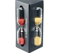 Westmark Reloj de Arena - Reloj de Arena versátil para Cocina, Juegos y Vida Cotidiana, Tiempo de Funcionamiento de 3, 5 y 7 Minutos, Resina y Cristal Resistentes