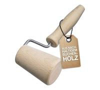 Westmark Rodillo de cocina, Forma cónica para moldes redondos, Madera de haya, ø 5,3 cm, Madera, Woody, Marrón claro, 30032270