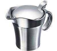Westmark Salsera térmica con tapa abatible, Capacidad: 0.5l, Acero inoxidable/plástico, Plateado, 62242260