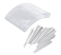 Westmark Set de horneado 2 piezas, Soporte para CakePop y 48 palitos de papel, 15 cm, Plástico/Papel, Transparente/Blanco, 302522E6