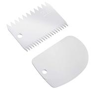 Westmark Set de raspador y decorador de pasteles , 2 piezas, Plástico, Blanco, 30852270