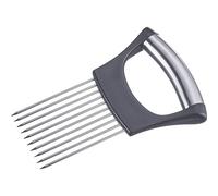 Westmark Sujetador de restos y auxiliar de corte - práctica ayuda para cortar y proteger los dedos y las manos, ideal para cortar pan, carne y otros alimentos - ABS, acero inoxidable