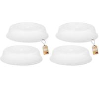 Westmark Tapas para platos de microondas, 2 unidades, Diámetro: 25 cm, Plástico, Transparente, 224522E3 (Paquete de 2)