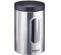 Westmark - Tarro con Ventana (2300 ml, Hierro, Acero Inoxidable, Pet)