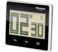 Westmark Temporizador de cocina, Digital, Magnético, Hasta 99 minutos, Plástico, Big, Antracita/plata, 10912280