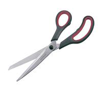 Westmark Tijeras de papel 25 cm - tijeras domésticas, ideales para cortar plástico, papel, cartón y más - acero inoxidable, negro, rojo