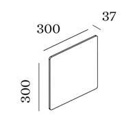 Wever & Ducré Lighting WEVER & DUCRÉ Miles 3.0 Muro 30x30cm mármol blanco