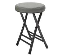 WEYIMVTO Asientos for Cocina/Restaurante, sin Montaje, fáciles de Transportar, Ideales for Cocina, Bar, cafetería, Comedor o jardín.(Grey)