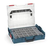 WFixBosch Sortimo L BOXx102 - Caja surtida con tapa transparente con juego de cajas de inserción K3, cajas clasificadoras para piezas pequeñas, sistema ideal de almacenamiento de piezas pequeñas