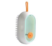 WGFOIP Cepillo Exfoliante Dispensador de, Limpiador Automático para el Baño del Hogar, Eliminación Efectiva de Manchas, 12x6,5x2,5 Cm (Blanco)