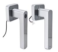 WGFOIP Cerradura de Puerta Inteligente con Huella Dactilar, Fuente de Alimentación de Emergencia USB para Uso Doméstico y de Oficina, Aleación de Aluminio 2 en 1