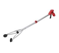 WGFOIP Herramienta de Alcance de Agarre, Herramienta de Agarre Extensible Plegable, Ventosas para Trabajo Preciso, Recolector de Basura con Garra (Mango rojo)