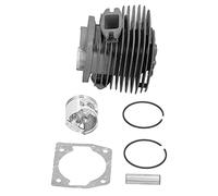 WGFOIP Kit de Cilindro Anillos de Pistón de Repuesto Duraderos de 45,2 Mm para Repuestos de Motosierra de Gasolina 5800 58 Cc, Aleación de Aluminio y Hierro, Juego Completo