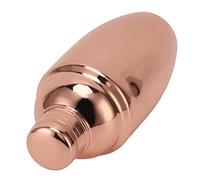 WGFOIP Mezclador de Coctelera de Acero Inoxidable Cepillado en Oro Rosa con Filtro de Panal para Bares y Fiestas
