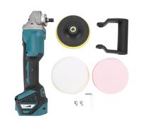 WGFOIP Pulidora de Búfer Inalámbrica Precisa, 6 Velocidades, 18 V, Funciona con Batería para Detalles de Automóviles, con Pantalla LCD Clara y Diseño Ergonómico, para Entusiastas y Profesionales de