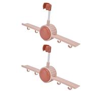 WGFOIP Soporte Ajustable para Cabezal de Ducha, 2 uds., Estante de Ducha Impermeable, Organizador para Artículos Esenciales de Baño, ABS Duradero, 12x6,5x2,2 Pulgadas