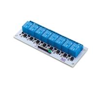 Whadda Módulo Relés 8 Canales Controlador Microcontrolador Optocopladores LED Estado