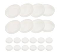WHAMVOX 30 Piezas Tubo de Cartón Tapa de Plástico de Color Blanco para Envío y Almacenamiento de Carteles, Protección contra Polvo y Daños, Fácil de Transportar y Resistente