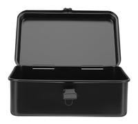WHAMVOX Caja Metálica para Herramientas Portátil Pequeña, Organizador para Almacenamiento en Hogar y Coche, Construcción Reforzada Cierre Seguro, Dimensiones 7.87 X 4.92 X 3.07 Pulgadas