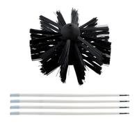 WHAMVOX Cepillo de Nylon para Eliminar Pelusa Herramienta Resistente y Reducir de Secado para Limpieza de Chimenea y Conductos de Secadora