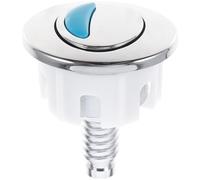WHAMVOX Tirador Cisterna Roca Ovalado de Doble Descarga para Inodoro, Botón Pulsador de Plástico Abs, Fácil de Operar, Adecuado para Uso en Hoteles y Familias
