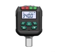 WheatThrive Adaptador de par digital de 1/2 unidad ± 2% de precisión, acero al cromo vanadio con pantalla LCD, modo de pista pico N·m lb·ft, caja de almacenamiento para reparación automotriz (10-200)