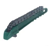 WheatThrive Llave de cadena de acero al carbono para tubos de alto par de torsión, diseño ponderado para espacios reducidos, trabajo superior, 22 cm (pequeño)