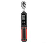 WheatThrive Llave dinamométrica digital de 1/4 3/8 1/2 pulgadas tipo clic ajustable con memoria de datos 10-135 Nm para uso mecánico profesional (10 mm, 0.9-60 N.m)