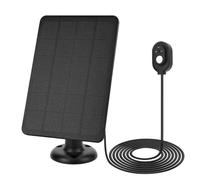 WheatThrive Panel solar para Arlo, cargador de cámara de seguridad de 10 W, IP65 resistente a la intemperie, cable de 3 m, para Pro 4/Ultra 2/Pro 3